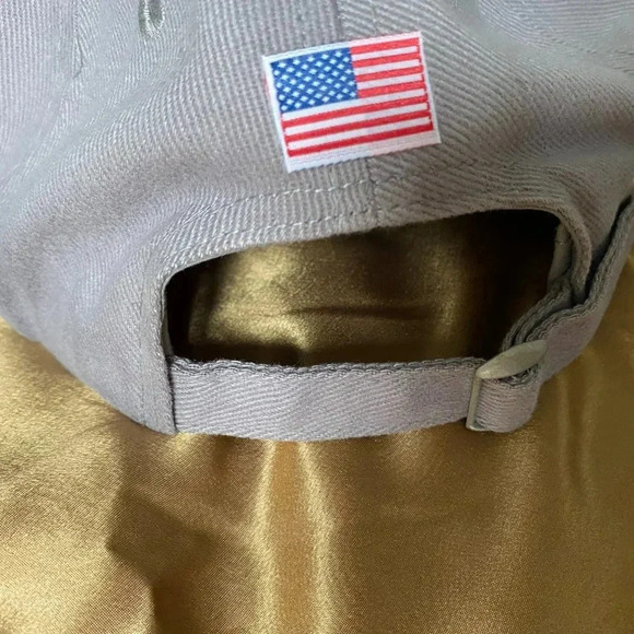 Women/Men's Baseball Gray Hat with Embroidered Captain Lettering made in USA - Picture 7 of 9